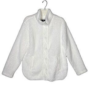 Members Mark Plush White Cozy Sherpa Jacket